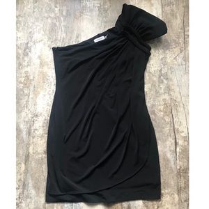 Calvin Klein One-Shoulder Dress